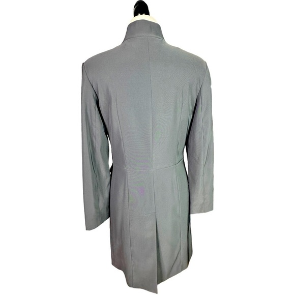 Esisto Conbipel Italy Gray All Season Lined Coat 42 - Picture 4 of 10